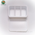 Microwavable 3 Compartment Disposable Plastic Bento Box Soup